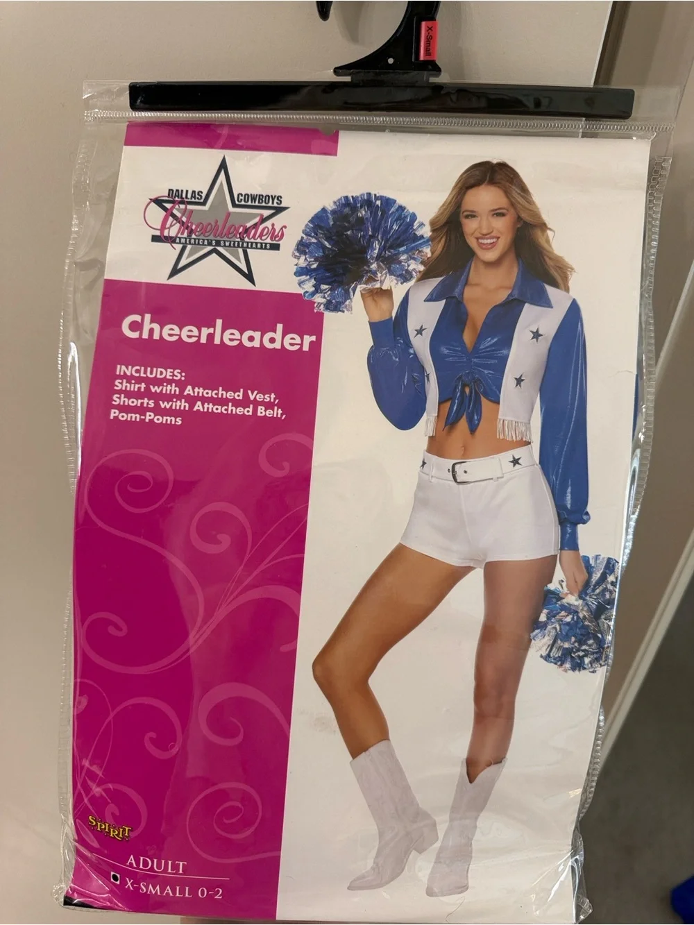 Spirit Dallas Cowboy Cheerleader Costume - Picture 2 of 11